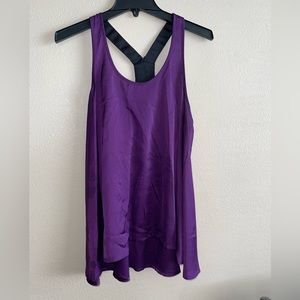 Royal purple scoop/halter top